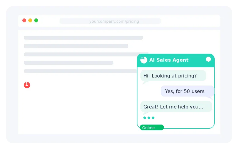 Engage every visitor the moment they land